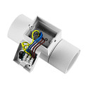 Deko-Light Foco para fachadas ACHERNAR UP & DOWN de 2 llamas, cil�ndrico, con portal�mpara GU10 IP65, blanco