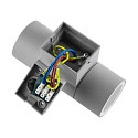 Deko-Light Foco para fachadas ACHERNAR UP & DOWN de 2 llamas, cil�ndrico, con portal�mpara GU10 IP65, gris claro
