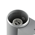 Deko-Light Foco para fachadas ACHERNAR UP & DOWN de 2 llamas, cil�ndrico, con portal�mpara GU10 IP65, gris claro