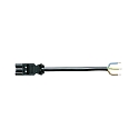 Wieland connecting lead with plug, 100cm