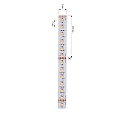 Deko-Light Flexible LED strip, 192 LED / m (SMD 3535), 24V, 96W RGBNW, (RGB+4000K) 4350lm 110�, dimmable, 500cm