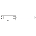 Deko-Light LED power supply BASIC CC V8-40-500mA/40W current constant, dark grey, black