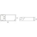 Deko-Light Controlador de LED BASIC DIM CV 24V constante de voltaje, regulable, gris, negro