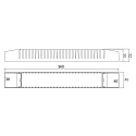 Deko-Light Alimentador LED BASIC DIM CV LCP240AD-1H24V constante de voltaje, blanco