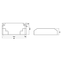  Alimentador LED HEP DIM CC G6LT15W350LR-Z corriente constante