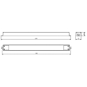 Deko-Light Balastos LONG-FLAT DIM CV - 48V 50-150W constante de voltaje, 1 canal, negro
