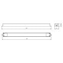 Deko-Light Unidad alimentadora LONG FLAT (CV DC), negro
