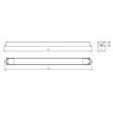 Deko-Light Unidad alimentadora LONG FLAT (CV DC), negro