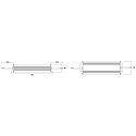 Deko-Light Controlador de LED IP DIM CV 12V constante de voltaje, regulable, negro