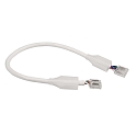 Cable de interconexi�n 24V COB RGBW SAUNA 5 polos, 4 canales, blanco