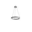 Luminaria colgante LAUTARO 600/60 DOWN OPAL M3 IP20, gris claro regulable