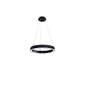 Luminaria colgante LAUTARO 600/60 UP/DOWN OPAL M3 IP20, negro regulable