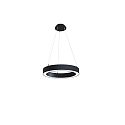 Luminaria colgante LAUTARO 600/80 DOWN PRISMA M3 IP20, negro regulable