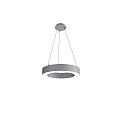 Luminaria colgante LAUTARO 600/100 DOWN PRISMA M3 IP20, gris claro regulable