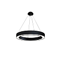 Luminaria colgante LAUTARO 900/100 DOWN OPAL M3 IP20, negro regulable