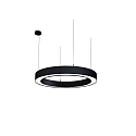 Luminaria colgante LAUTARO 900/100 DOWN OPAL P3 IP20, negro regulable