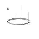 Luminaria colgante LAUTARO 1200/60 UP/DOWN OPAL P4 IP20, gris claro regulable
