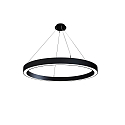 Luminaria colgante LAUTARO 1200/80 DOWN OPAL M4 IP20, negro regulable