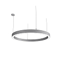 Luminaria colgante LAUTARO 1200/80 UP/DOWN OPAL P4 IP20, gris claro regulable