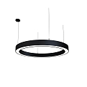 Luminaria colgante LAUTARO 1200/100 DOWN PRISMA P4 IP20, negro regulable
