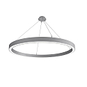 Luminaria colgante LAUTARO 1500/80 DOWN PRISMA M5 IP20, gris claro regulable