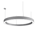 Luminaria colgante LAUTARO 1500/100 DOWN OPAL P5 IP20, gris claro regulable