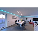  Reprofil rabbet-profile, U-high AU-10-12, aluminum, anodized, 200cm, silver