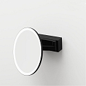 Decor Walther Espejo con iluminaci�n VISION R Espejo con 5 aumentos IP44, negro mate 