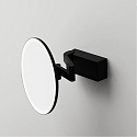Decor Walther Espejo con iluminaci�n VISION R Espejo con 5 aumentos IP44, negro mate 