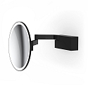 Decor Walther Espejo con iluminaci�n VISION R Espejo con 5 aumentos IP44, negro mate 