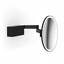 Decor Walther Espejo con iluminaci�n VISION R Espejo con 5 aumentos IP44, negro mate 