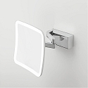 Decor Walther Espejo con iluminaci�n VISION S Espejo con 5 aumentos IP44, acero mate 