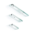 Luminaria de pared SLIM 24 N LED IP44, cromo 