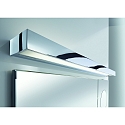 Luminaria de pared BOX 80 N LED IP44, cromo regulable