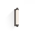 Luminaria de pared VIENNA 40 IP44, mate, plata regulable