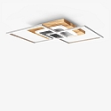 Elobra Luminaria de techo PANAMA MEDIUM, roble natural de asta regulable