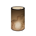Elobra table lamp JURASSIC IP20, multicolour dimmable