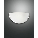 Luminaria de pared FOX semicircular E27 IP20, n�quel satinado regulable