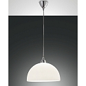 Luminaria colgante NICE redondo, medio E27 IP20, cromo, blanco regulable