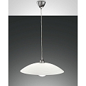 Luminaria colgante KENT compatible con Smartluce E27 IP20, blanco, cromado