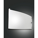 Luminaria de pared MOA semicircular E27 IP20, blanco regulable