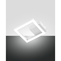 Luminaria de pared y techo BARD IP20, satinado, blanco regulable