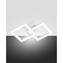 Luminaria de pared y techo BARD IP20, satinado, blanco regulable
