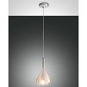 Luminaria colgante LILA de 1 llama E27 IP20, color �mbar, blanco regulable