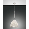 Luminaria colgante DUCHESSA grande, redondo E27 IP20, blanco regulable