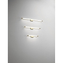 Luminaria de espejo RAPALLO 60CM cil�ndrico, conmutable IP44, lat�n satinado 