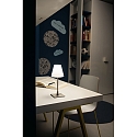 Fabas Luce Luminaria de mesa LUCY regulable G9 IP20, n�quel satinado regulable