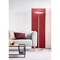 Fabas Luce Luminaria de pedestal VELA oval, regulable IP20, transparente, blanco regulable