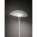 Fabas Luce Luminaria de pedestal VELA oval, regulable IP20, transparente, blanco regulable