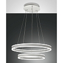 Fabas Luce pendant luminaire PALAU IP20, white dimmable